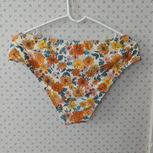 🍊 💛 NWT Cupshe Floral Womens Bottoms XL Swim Suit Water Sports